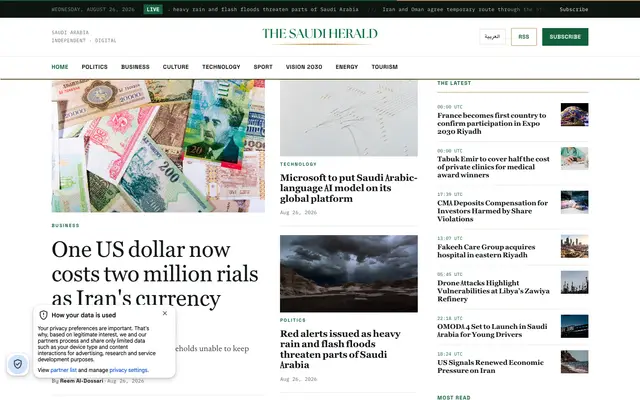 The Saudi Herald (thesaudiherald.com)